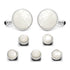Mixed Mother of Pearl 5-Stud Set by Cufflinks.com