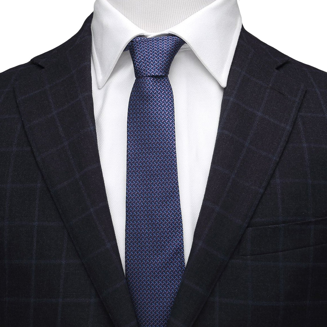 The Mitchell Tie (Iridescent Basketweave Men&