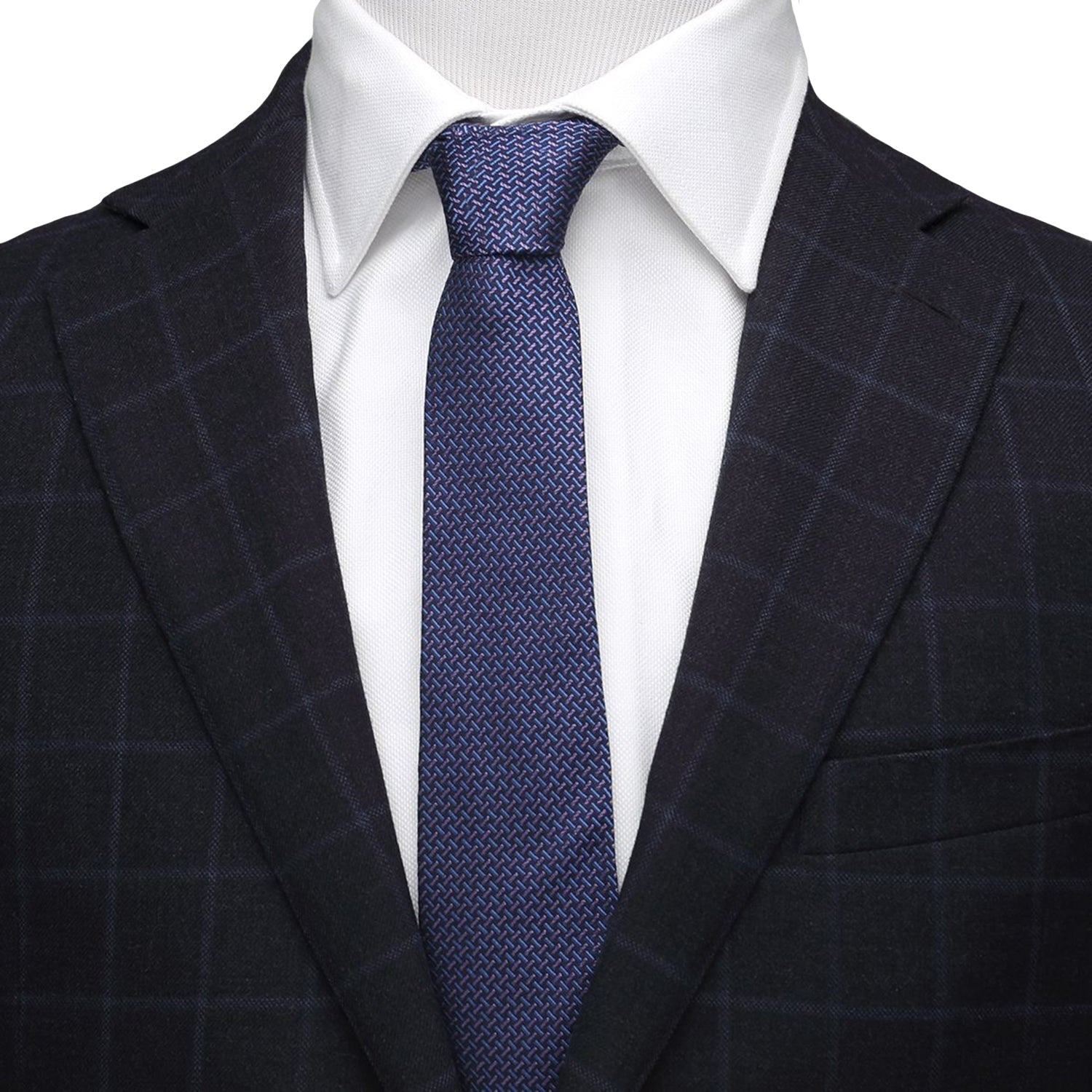The Mitchell Tie (Iridescent Basketweave Men&