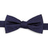 Navy Silk Bow Tie by Cufflinks.com