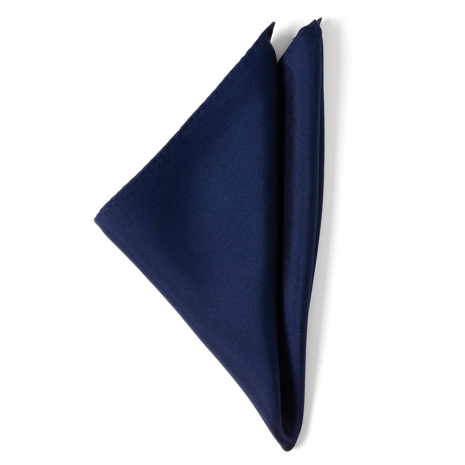 Navy Silk Pocket Square by Cufflinks.com