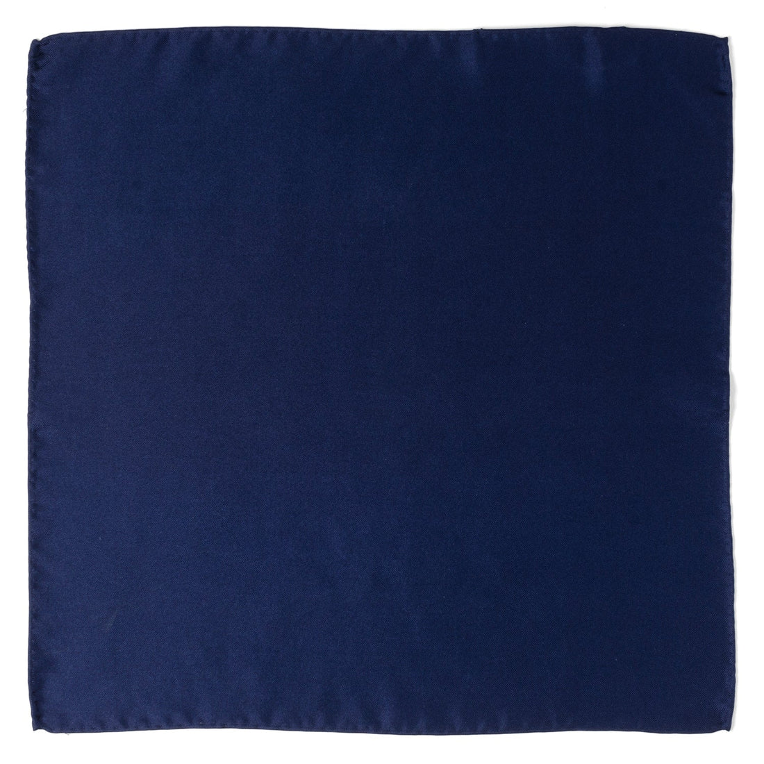 Navy Silk Pocket Square by Cufflinks.com