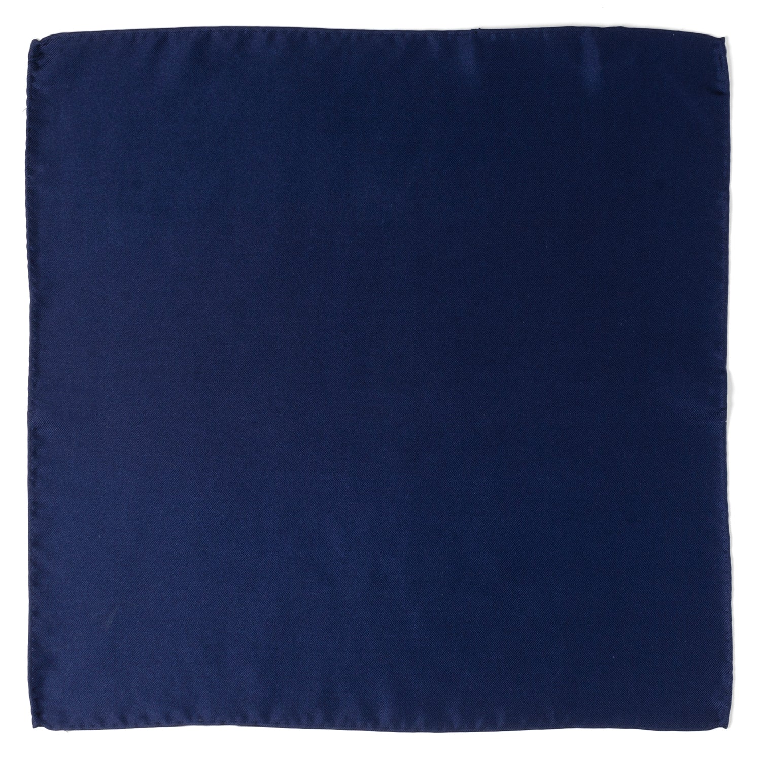 Navy Silk Pocket Square by Cufflinks.com