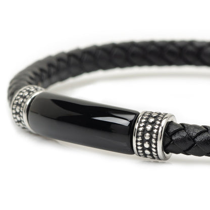Onyx I Love You Bracelet by Cufflinks.com