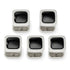 Onyx Cushion Stainless Steel 5-Studs by Cufflinks.com