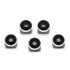 Silver and Onyx 5-Studs by Cufflinks.com