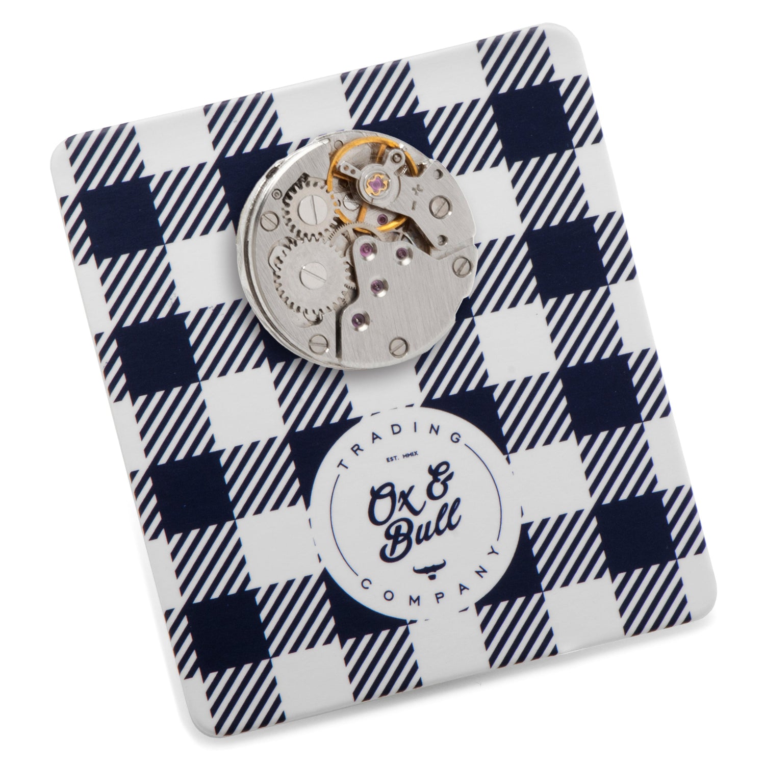 Open Edge Skeleton Watch Movement Lapel Pin by Cufflinks.com