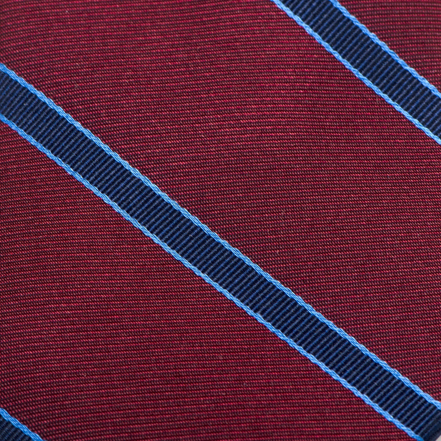 The Phillip Tie (Burgundy Stripe Men&