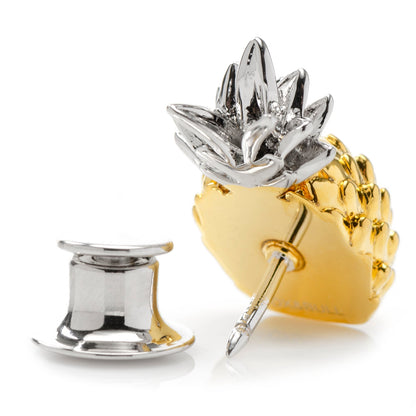 Pineapple 3D Lapel Pin by Cufflinks.com