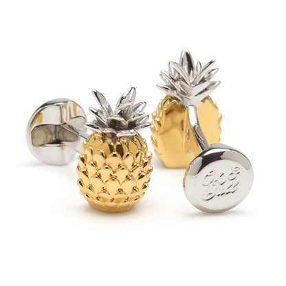 Pineapple 3D Cufflinks by Cufflinks.com