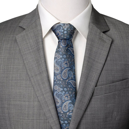 Blue &amp; Gray Paisley Men&