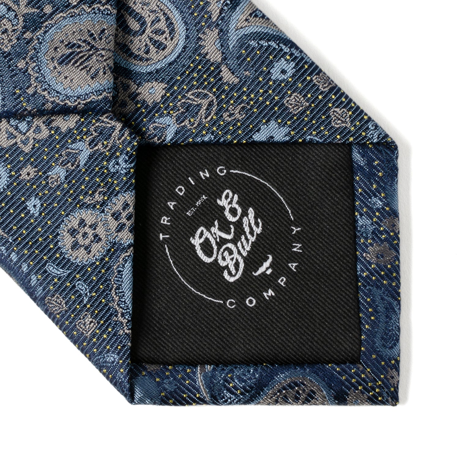 Blue &amp; Gray Paisley Men&