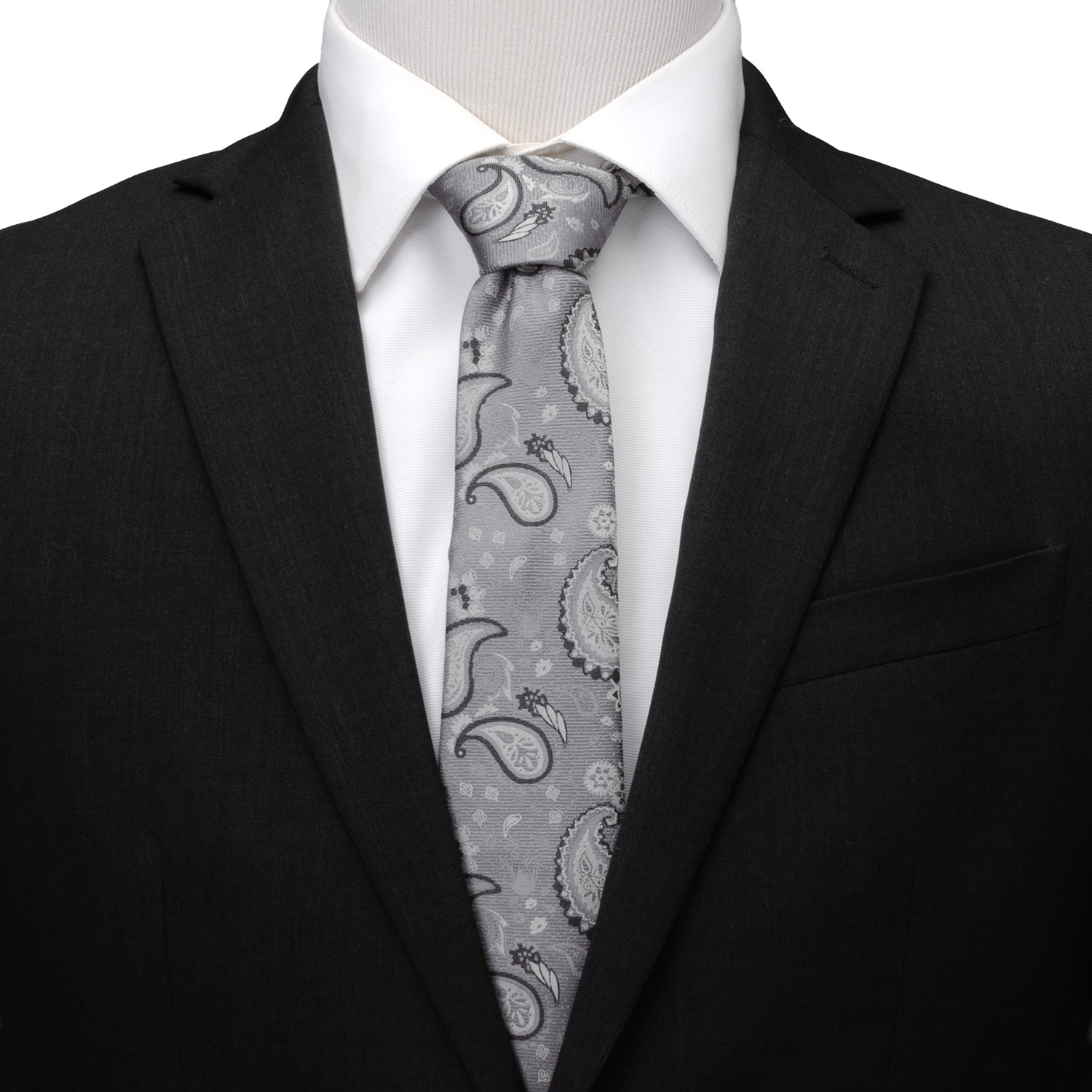 Gray Paisley Men&