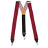 Maroon Dot Convertible Suspenders by Cufflinks.com