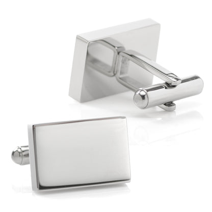 Engravable Rectangle Infinity 3-Piece Gift Set by Cufflinks.com