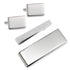 Engravable Rectangle Infinity 3-Piece Gift Set by Cufflinks.com