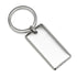Rectangle Engravable Stainless Steel Key Chain by Cufflinks.com