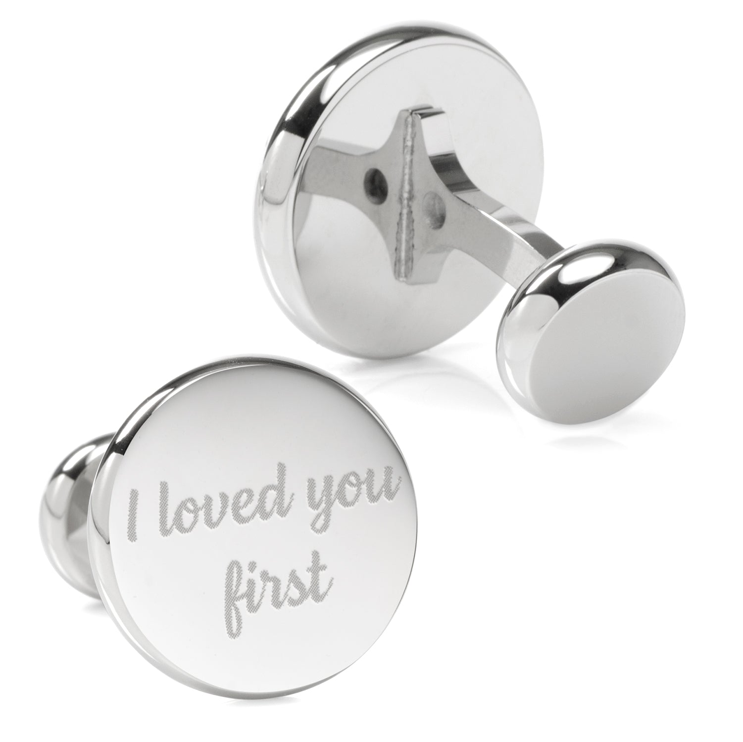 I Loved You First Custom Photo Cufflinks by Cufflinks.com