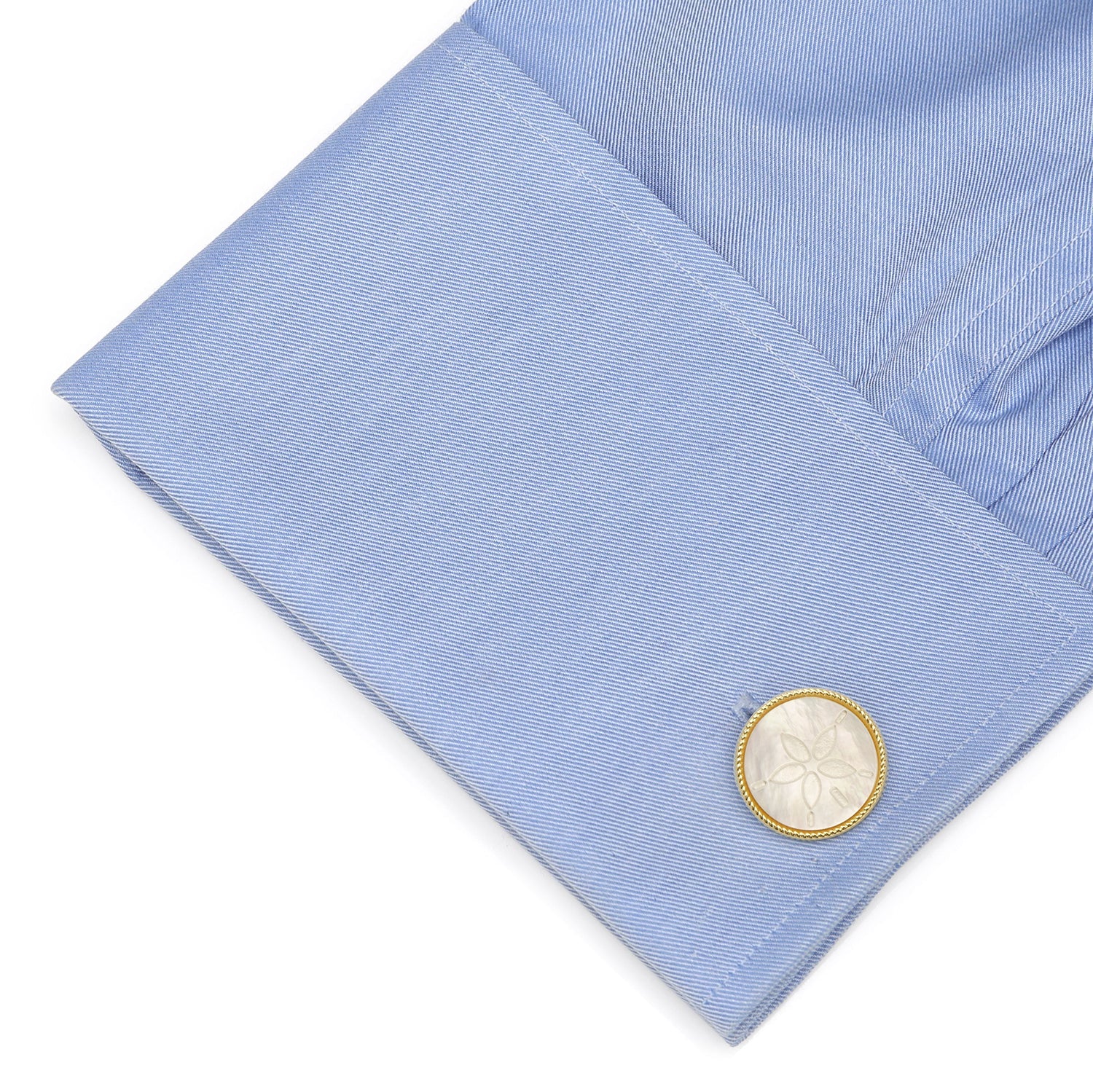 Sand Dollar Cufflinks by Cufflinks.com