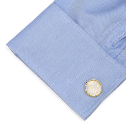 Sand Dollar Cufflinks by Cufflinks.com