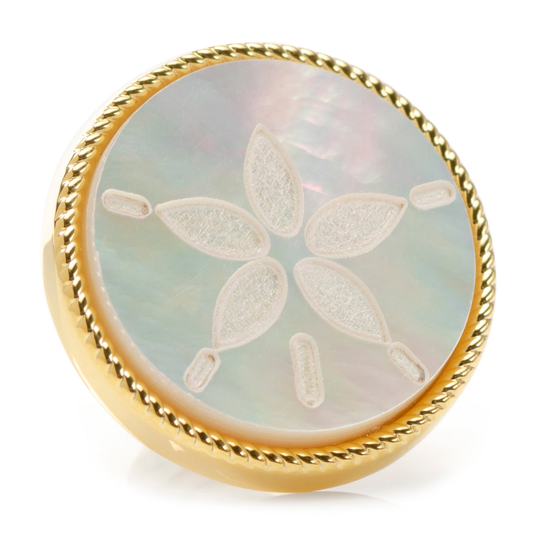 Sand Dollar Lapel Pin by Cufflinks.com