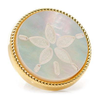 Sand Dollar Lapel Pin by Cufflinks.com