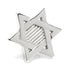 Star of David Stainless Steel Lapel Pin by Cufflinks.com