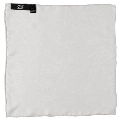 Soft Floral Gray Silk Men&