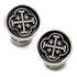 Shipwreck Cross Coin Antique Silver Cufflinks by Cufflinks.com