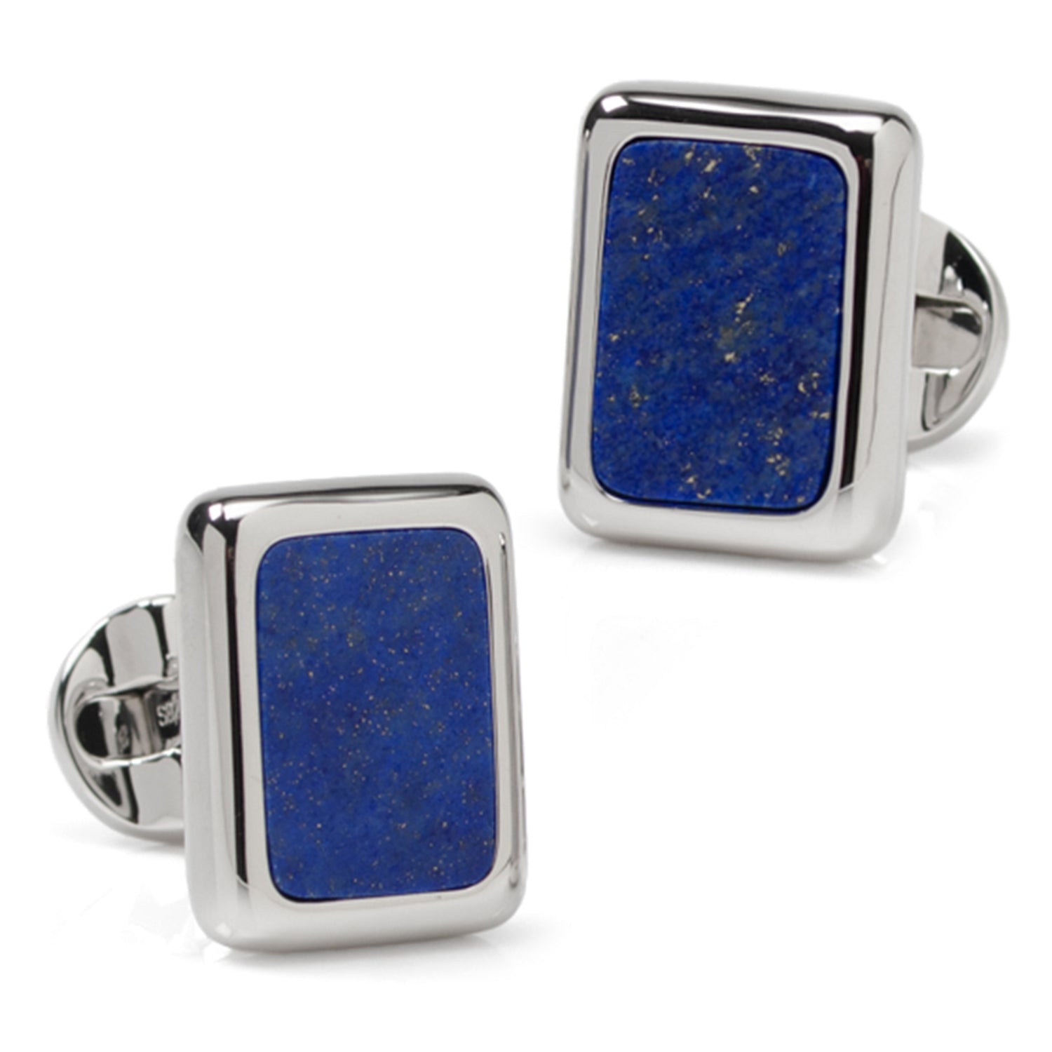 Sterling Silver and Lapis JFK Presidential Cufflinks by Cufflinks.com