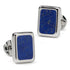 Sterling Silver and Lapis JFK Presidential Cufflinks by Cufflinks.com