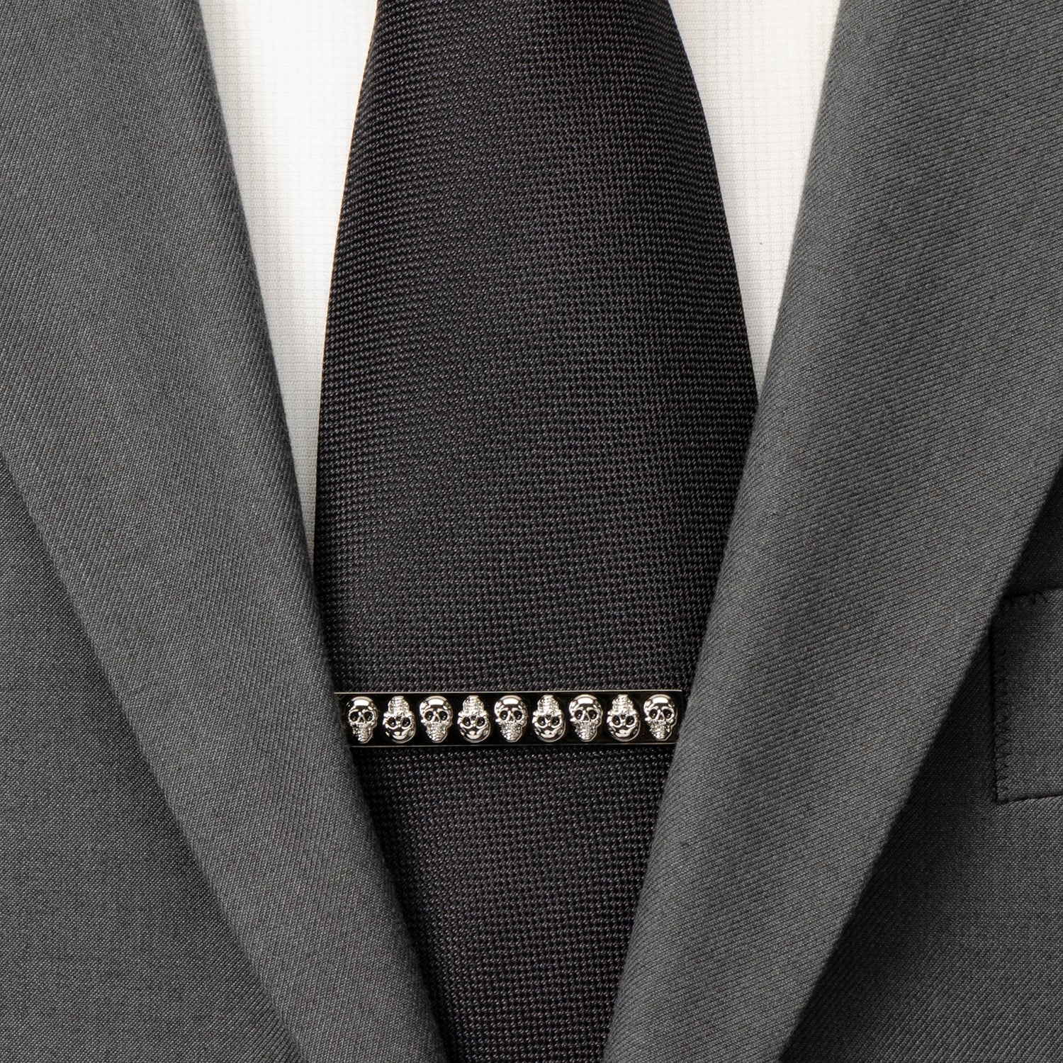 Skull 3D Tie Clip by Cufflinks.com
