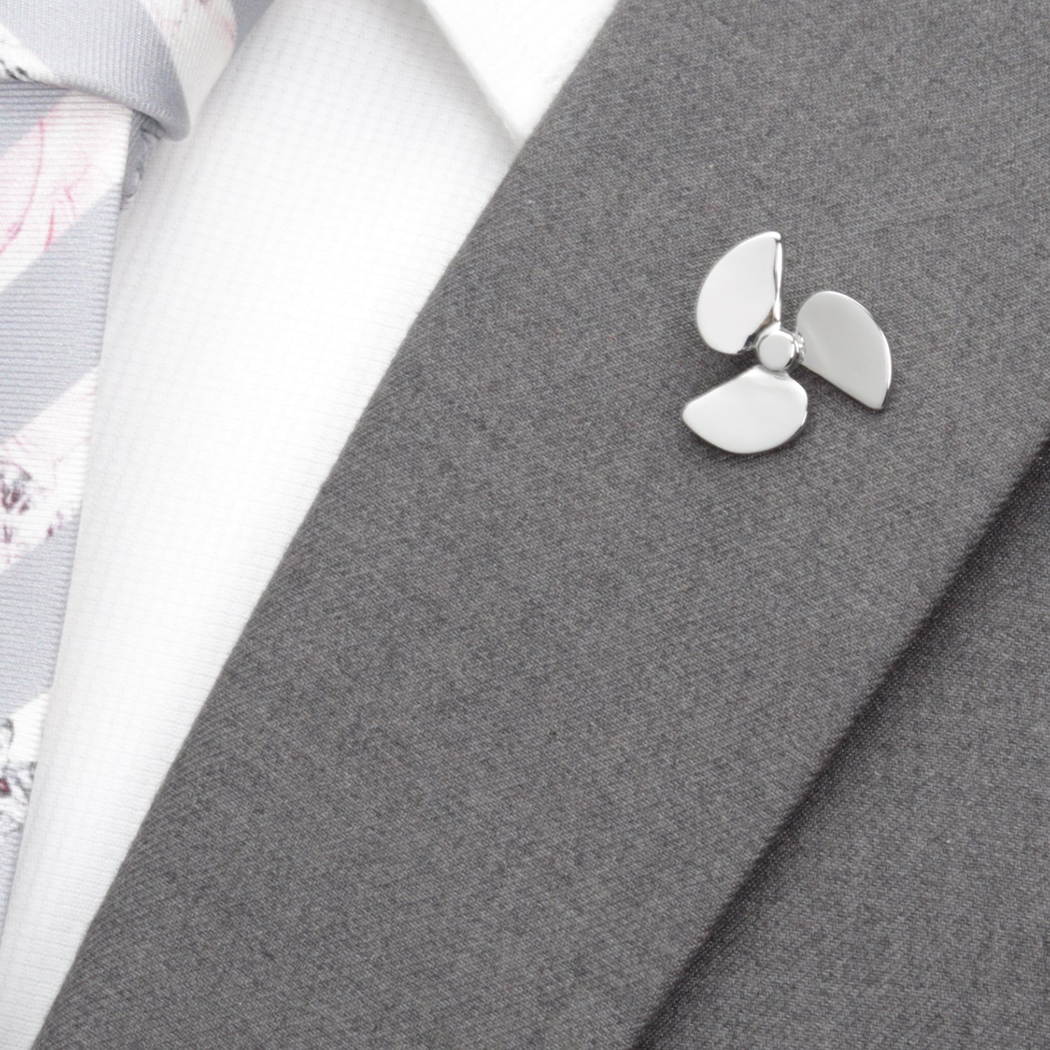 Boat Propeller 3D Lapel Pin by Cufflinks.com