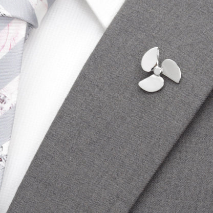 Boat Propeller 3D Lapel Pin by Cufflinks.com