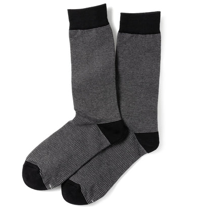 Striped Gray Black Men&