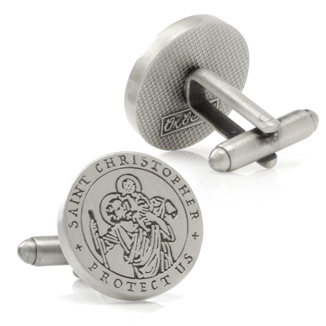 St. Christopher Amulet Cufflinks by Cufflinks.com