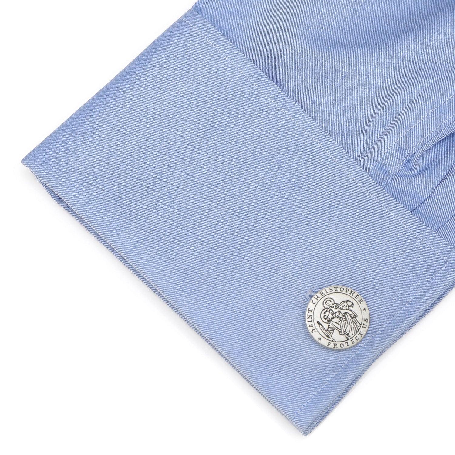 St. Christopher Amulet Cufflinks by Cufflinks.com