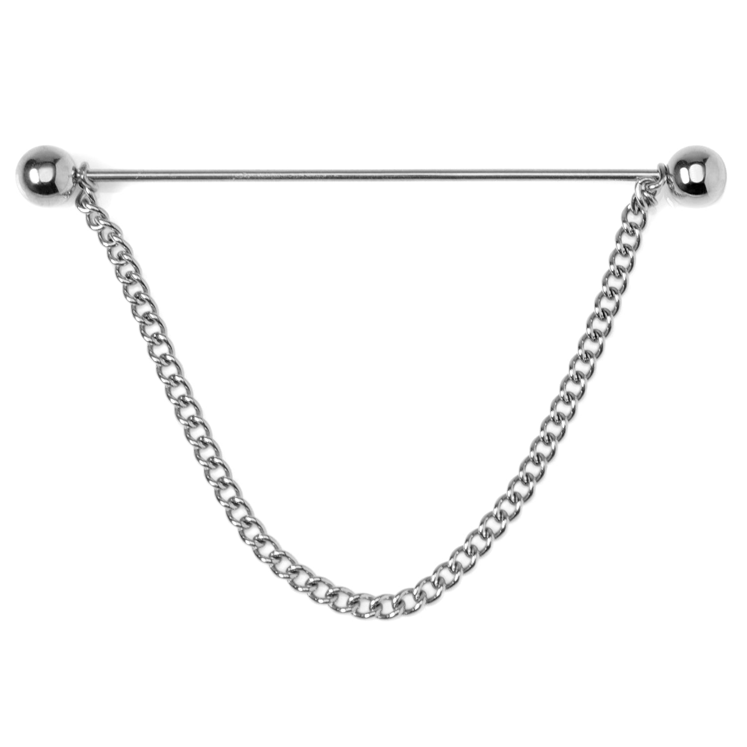 Stainless Steel Chain Collar Bar by Cufflinks.com