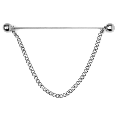 Stainless Steel Chain Collar Bar by Cufflinks.com