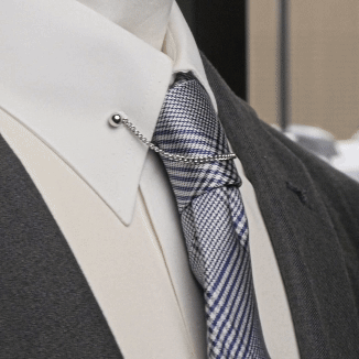 Stainless Steel Chain Collar Bar by Cufflinks.com