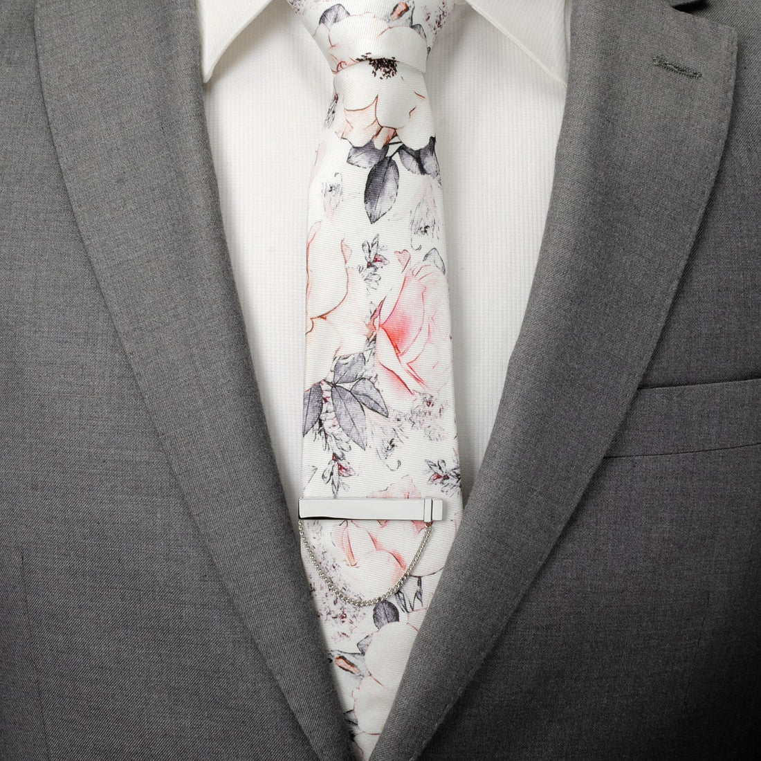 Stainless Steel Chain Tie Clip by Cufflinks.com