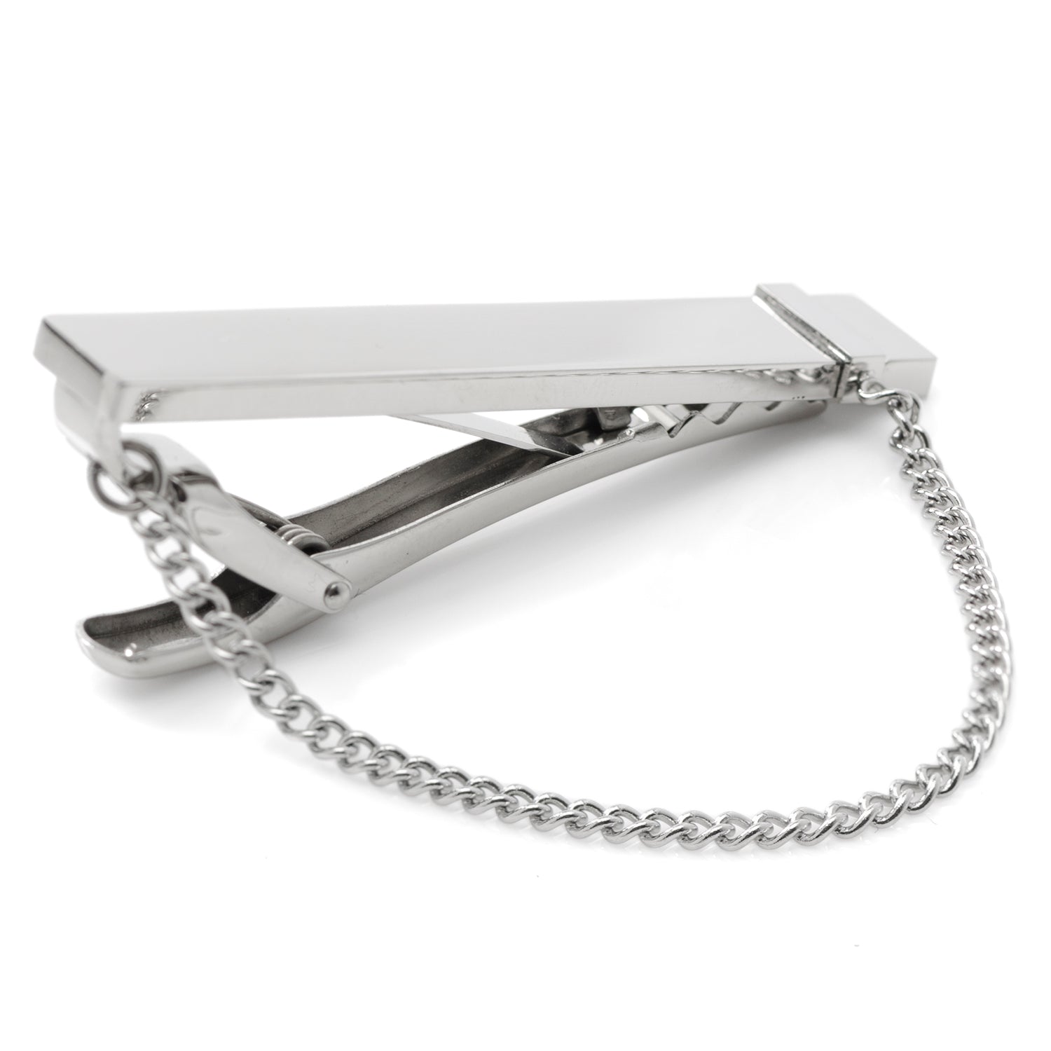 Stainless Steel Chain Tie Clip by Cufflinks.com