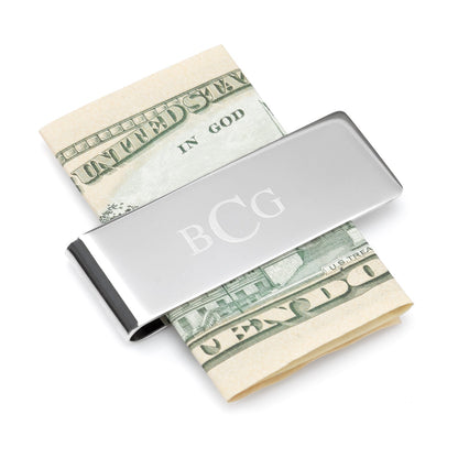 Stainless Steel Engravable Money Clip by Cufflinks.com