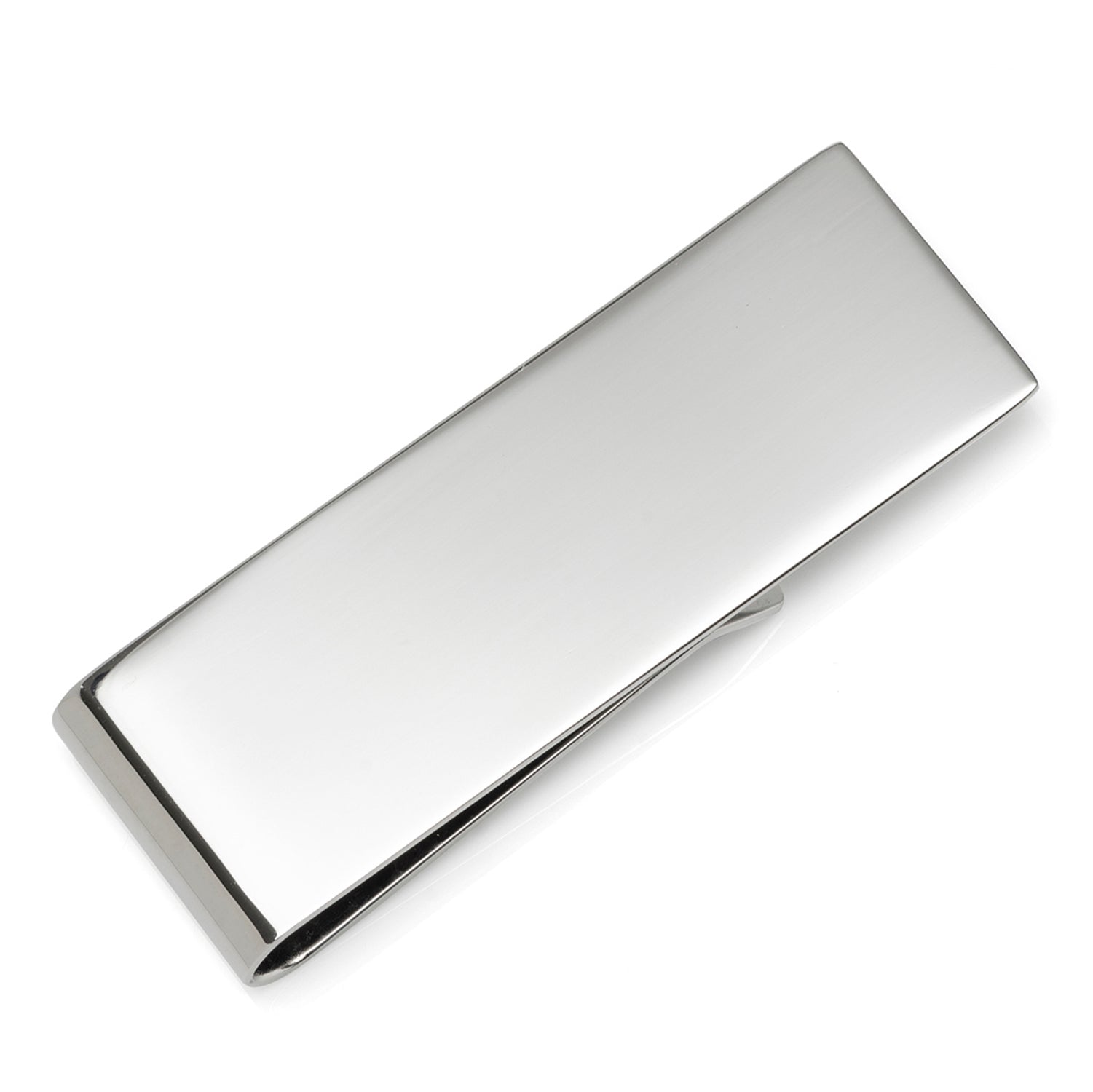 Stainless Steel Engravable Money Clip by Cufflinks.com