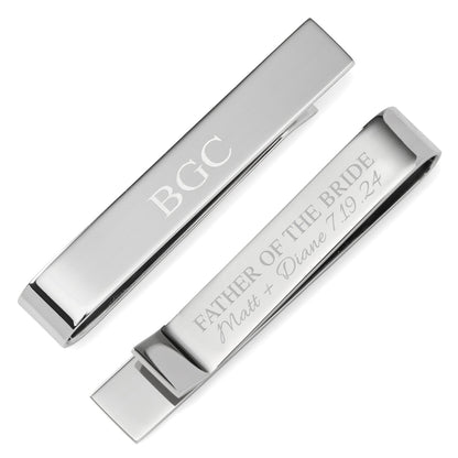 Wedding Party Engravable Tie Bar by Cufflinks.com