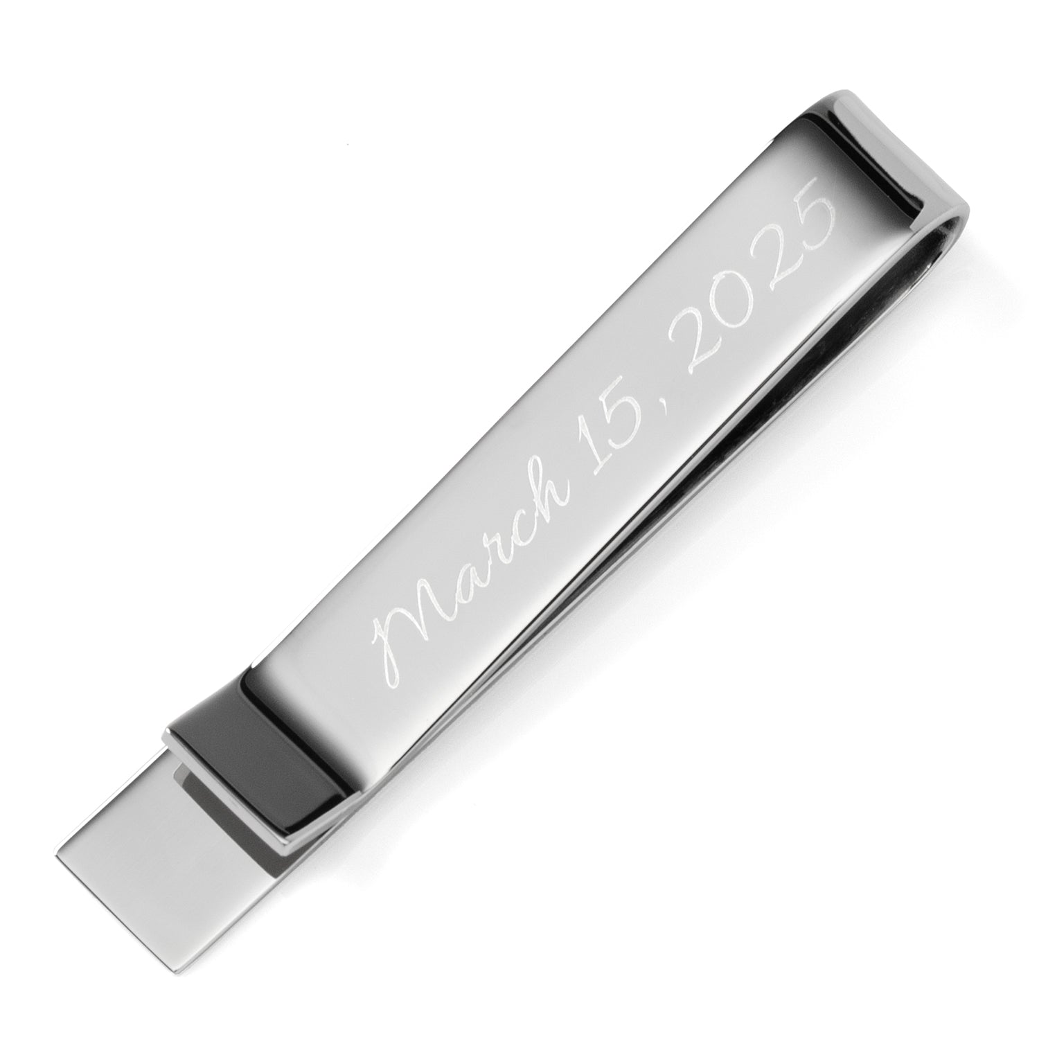Wedding Title Engravable Tie Bar by Cufflinks.com