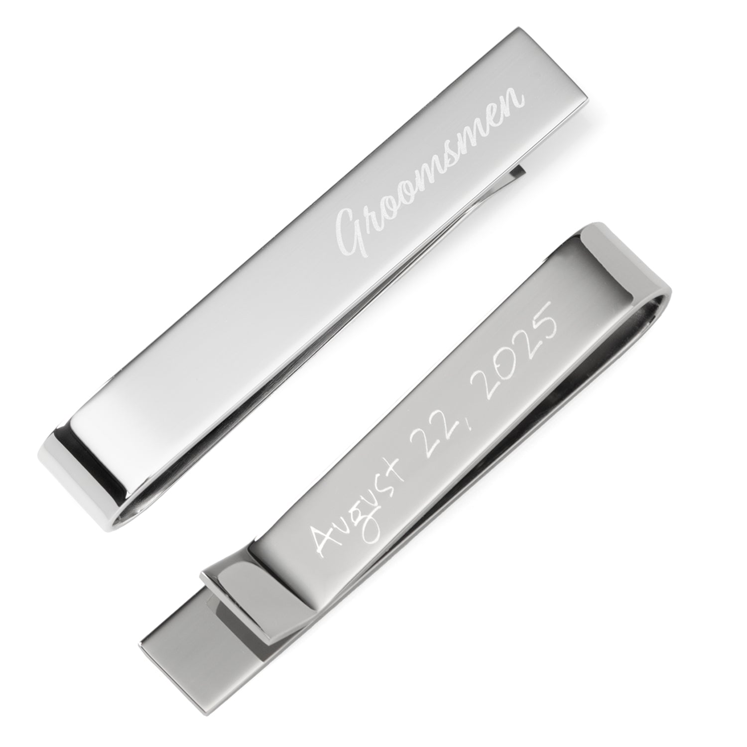 Wedding Title Engravable Tie Bar by Cufflinks.com