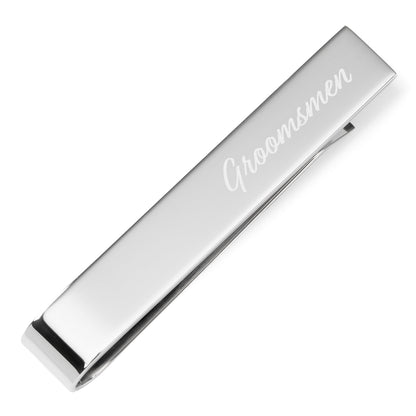 Wedding Title Engravable Tie Bar by Cufflinks.com