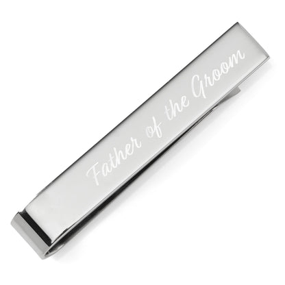 Wedding Title Engravable Tie Bar by Cufflinks.com