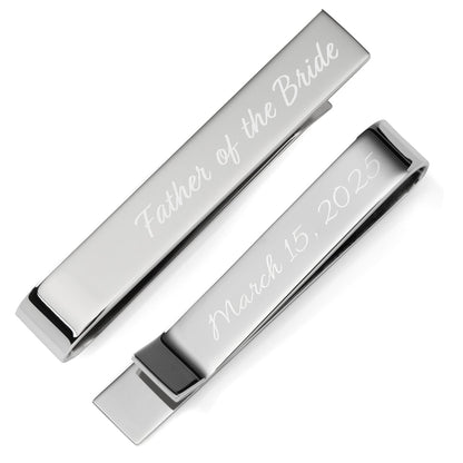 Wedding Title Engravable Tie Bar by Cufflinks.com